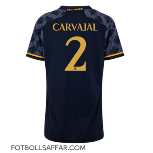 Real Madrid Daniel Carvajal #2 Bortatröja Dam 2023-24 Kortärmad